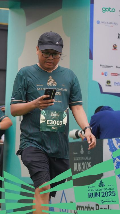 Race photo from Mangkunegaran Run 2025
