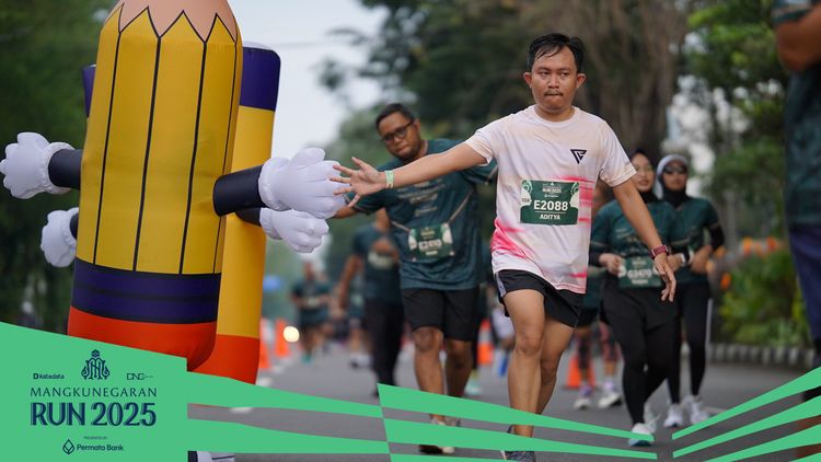 Race photo from Mangkunegaran Run 2025