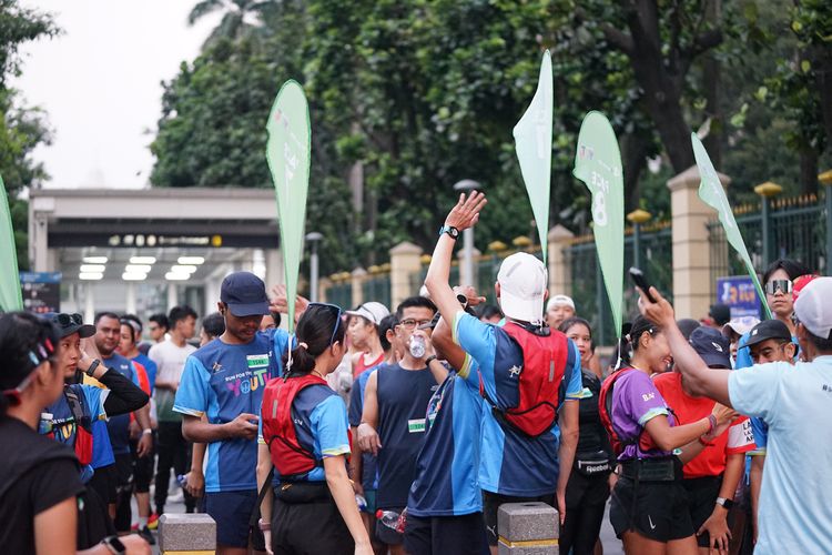 Race photo from Lari Bareng Yuk!