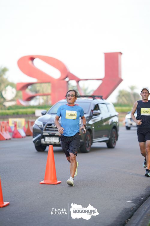 Race photo from Taman Budaya x BOGORUN 2025