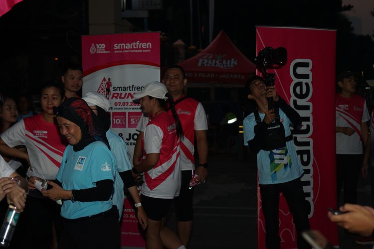 Race photo from Smartfren Run 2024 Vibes