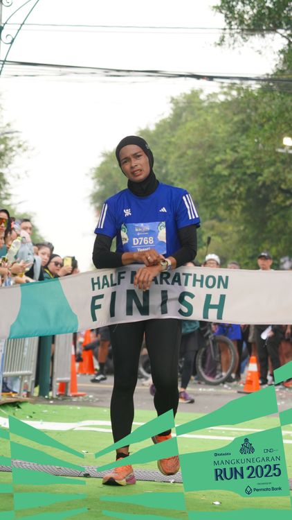 Race photo from Mangkunegaran Run 2025
