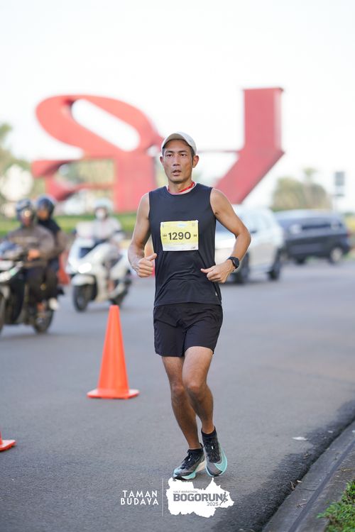 Race photo from Taman Budaya x BOGORUN 2025