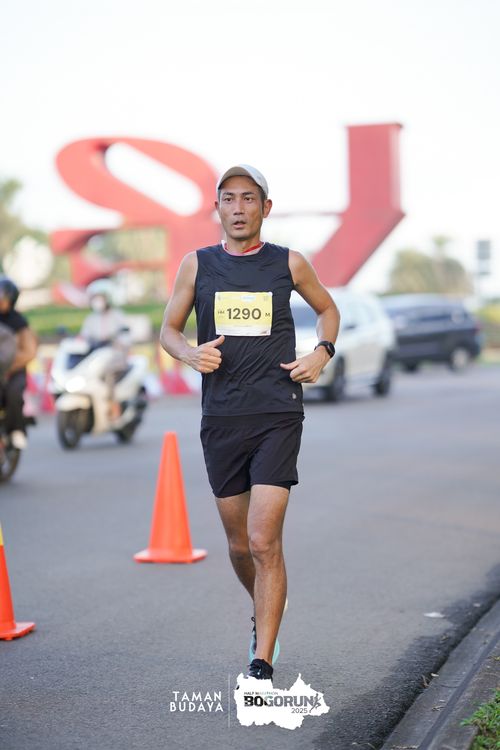 Race photo from Taman Budaya x BOGORUN 2025