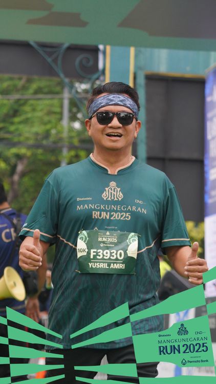 Race photo from Mangkunegaran Run 2025
