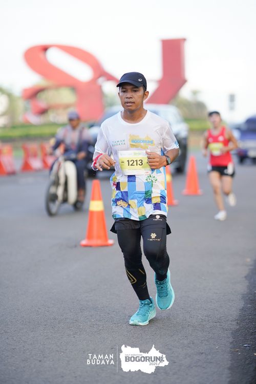 Race photo from Taman Budaya x BOGORUN 2025