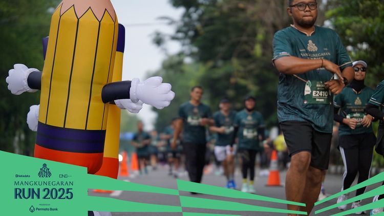 Race photo from Mangkunegaran Run 2025
