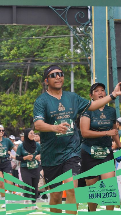 Race photo from Mangkunegaran Run 2025