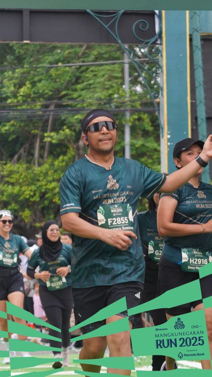 Race photo from Mangkunegaran Run 2025
