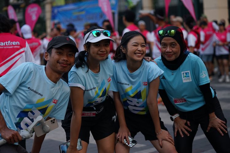 Race photo from Smartfren Run 2024 Vibes