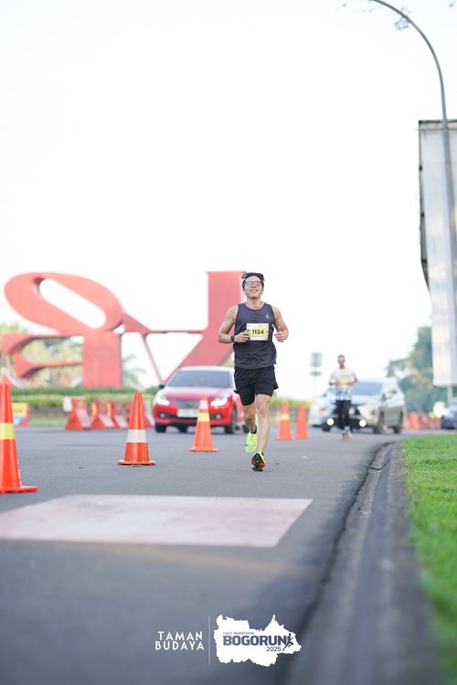 Race photo from Taman Budaya x BOGORUN 2025