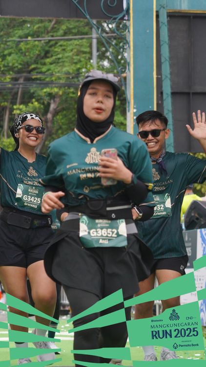Race photo from Mangkunegaran Run 2025
