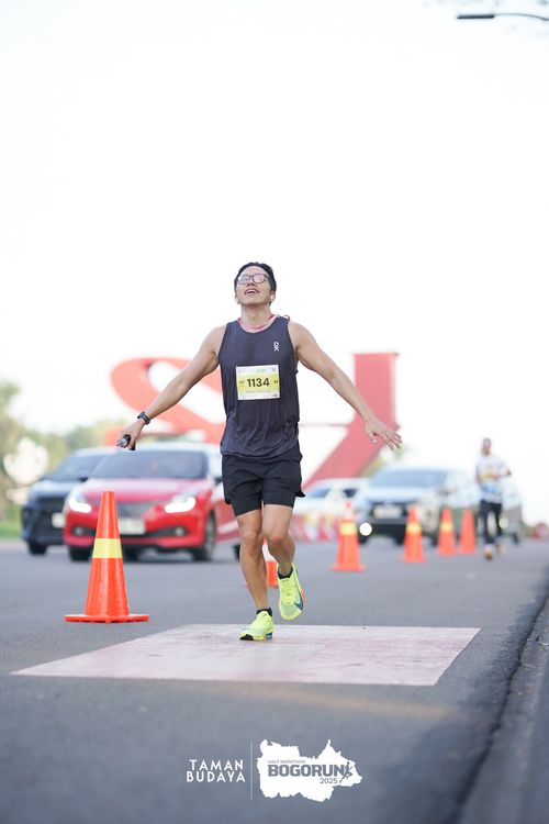 Race photo from Taman Budaya x BOGORUN 2025