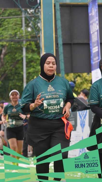 Race photo from Mangkunegaran Run 2025
