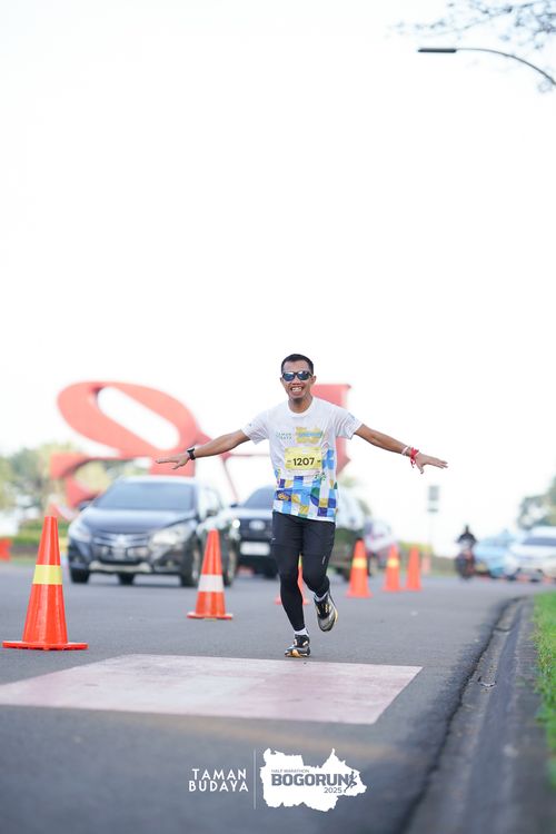Race photo from Taman Budaya x BOGORUN 2025
