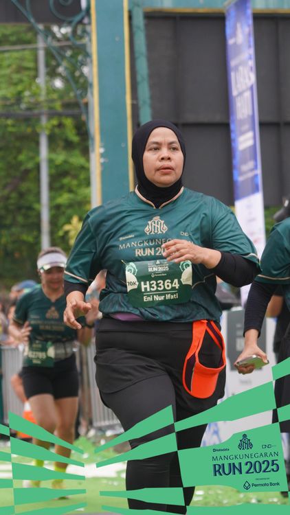 Race photo from Mangkunegaran Run 2025