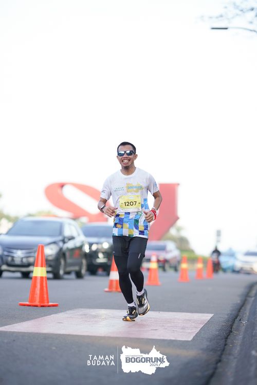 Race photo from Taman Budaya x BOGORUN 2025