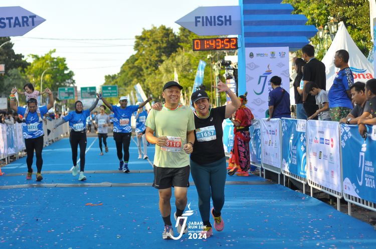 Race photo from Jabar Run 10K 2024