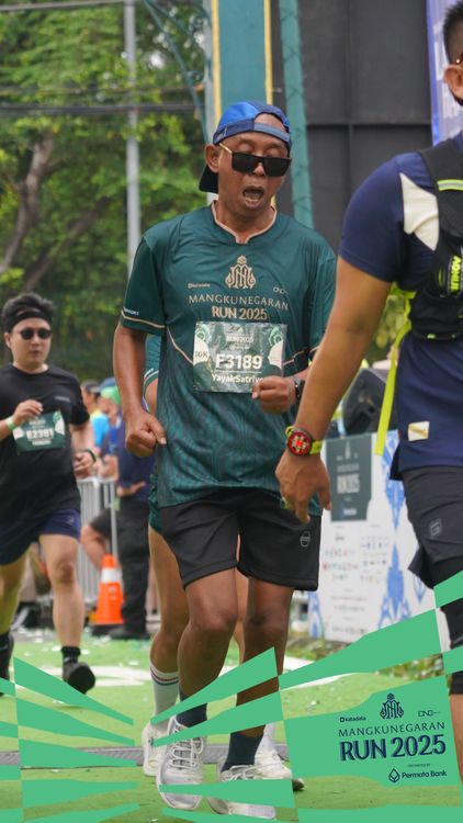 Race photo from Mangkunegaran Run 2025