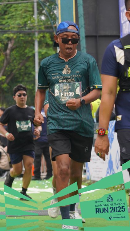 Race photo from Mangkunegaran Run 2025