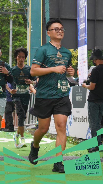 Race photo from Mangkunegaran Run 2025
