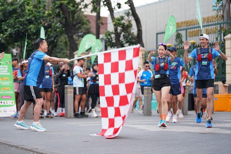 Race photo from Lari Bareng Yuk!