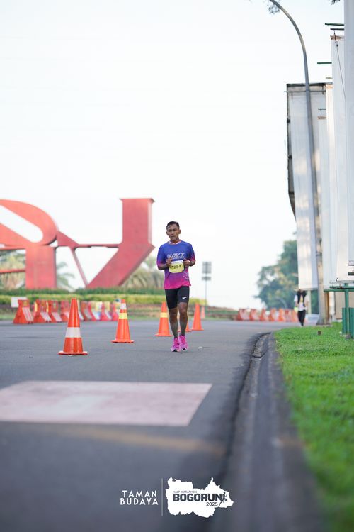 Race photo from Taman Budaya x BOGORUN 2025