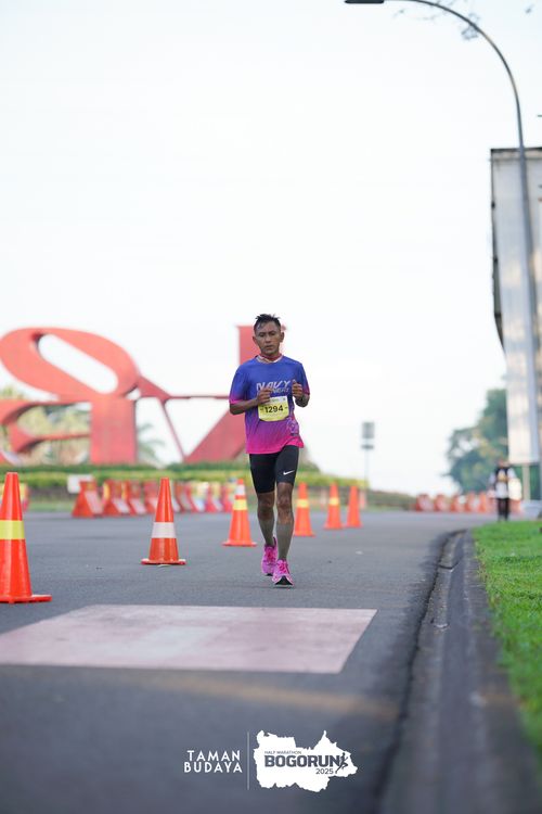 Race photo from Taman Budaya x BOGORUN 2025
