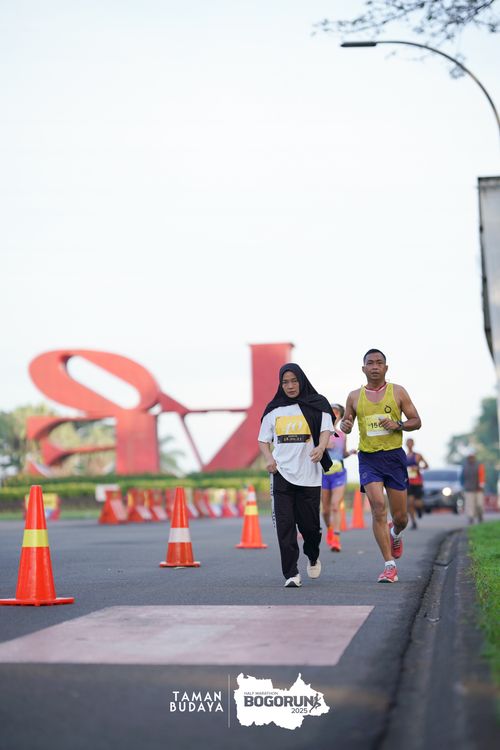Race photo from Taman Budaya x BOGORUN 2025