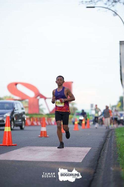 Race photo from Taman Budaya x BOGORUN 2025