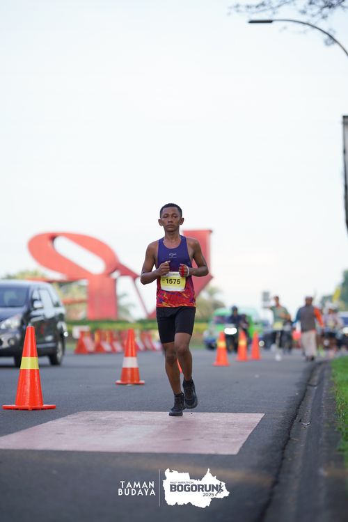 Race photo from Taman Budaya x BOGORUN 2025