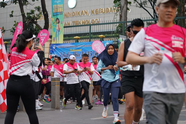 Race photo from Smartfren Run 2024 Vibes