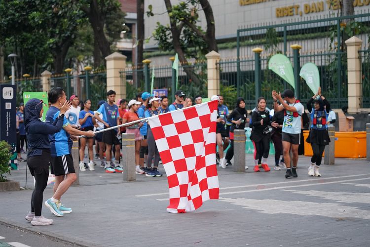 Race photo from Lari Bareng Yuk!
