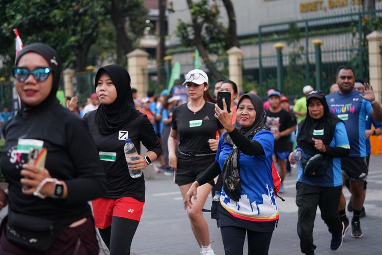 Race photo from Lari Bareng Yuk!