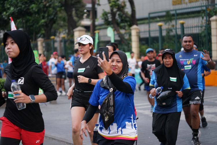Race photo from Lari Bareng Yuk!