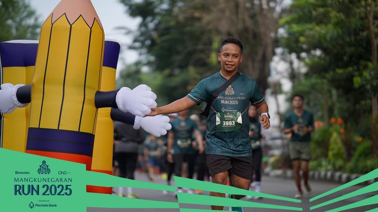 Race photo from Mangkunegaran Run 2025