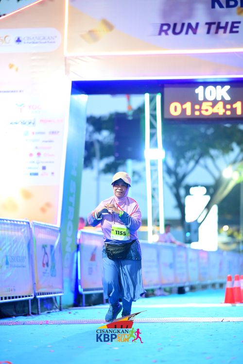 Race photo from CISANGKAN KBP CITY RUN 2025