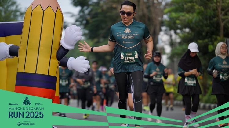 Race photo from Mangkunegaran Run 2025