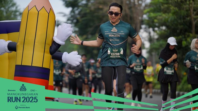 Race photo from Mangkunegaran Run 2025