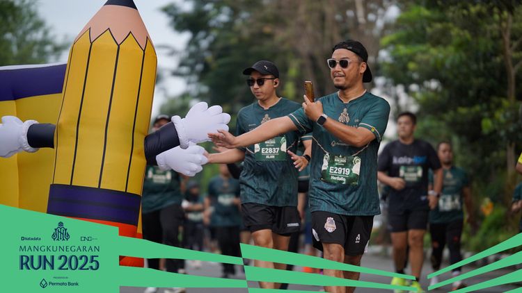 Race photo from Mangkunegaran Run 2025