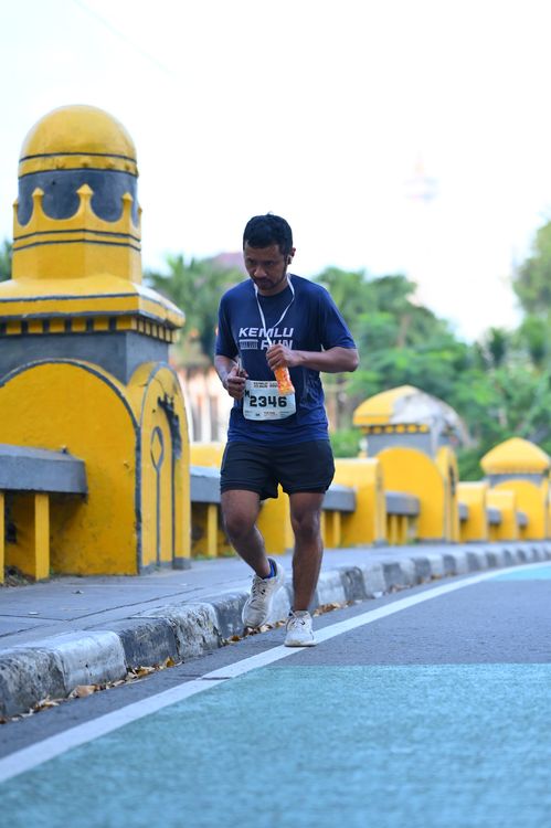 Race photo from KEMLU RUN 2025