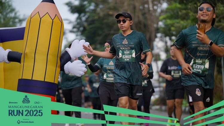 Race photo from Mangkunegaran Run 2025