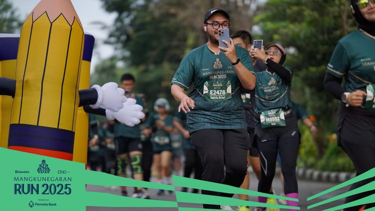 Race photo from Mangkunegaran Run 2025