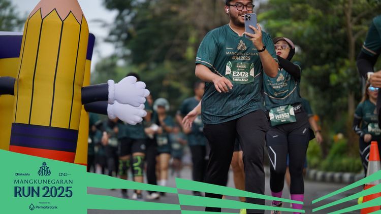 Race photo from Mangkunegaran Run 2025