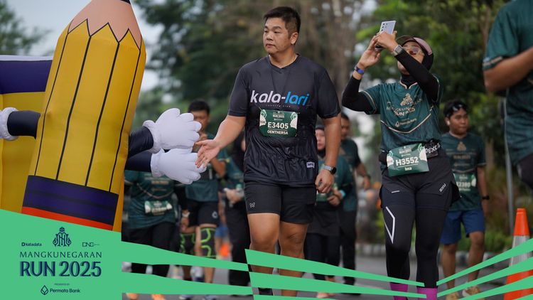 Race photo from Mangkunegaran Run 2025