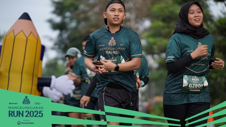 Race photo from Mangkunegaran Run 2025