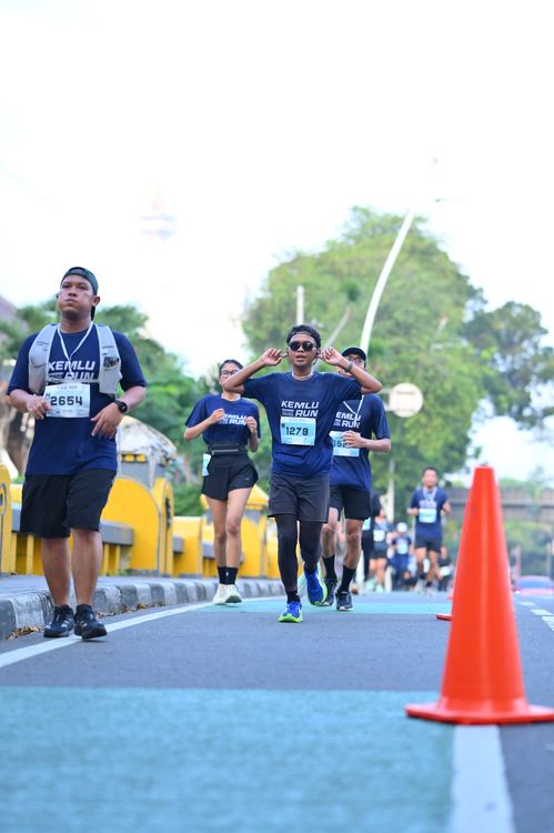 Race photo from KEMLU RUN 2025