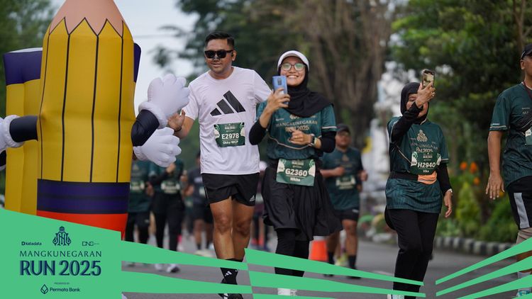 Race photo from Mangkunegaran Run 2025