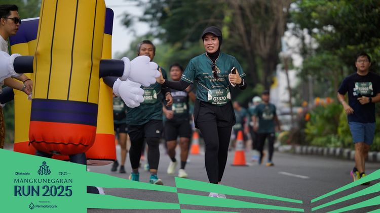 Race photo from Mangkunegaran Run 2025