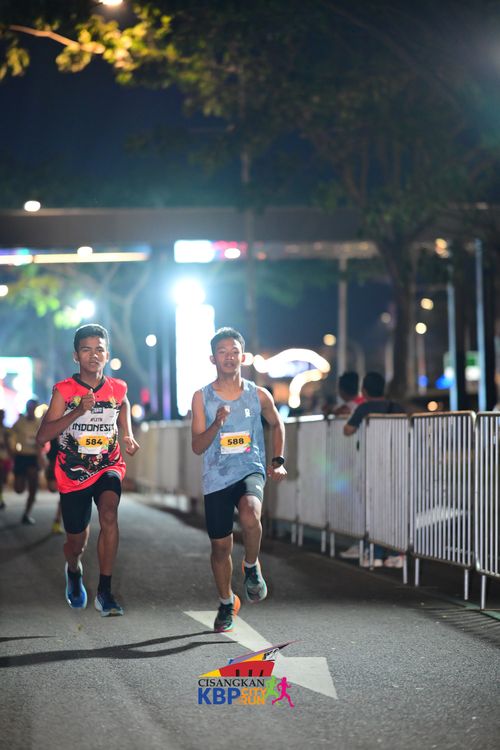Race photo from CISANGKAN KBP CITY RUN 2025